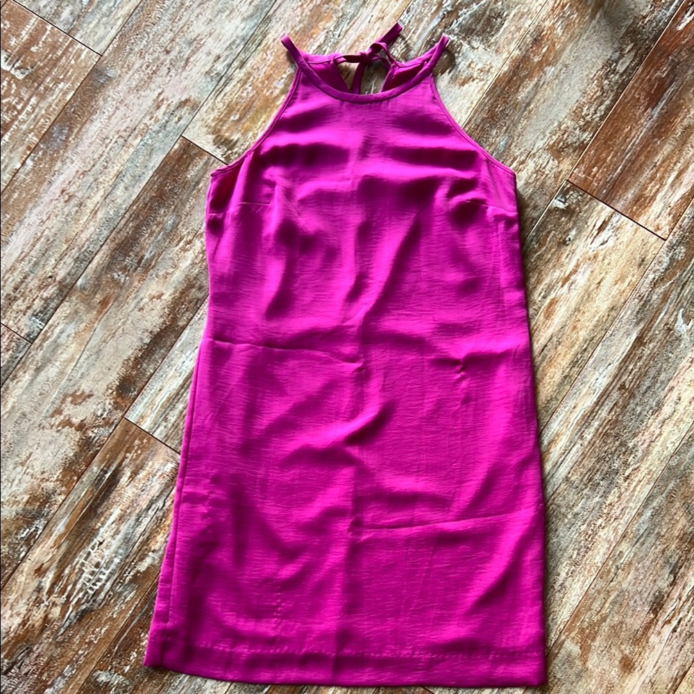 Banana Republic Fuchsia Midi Dress